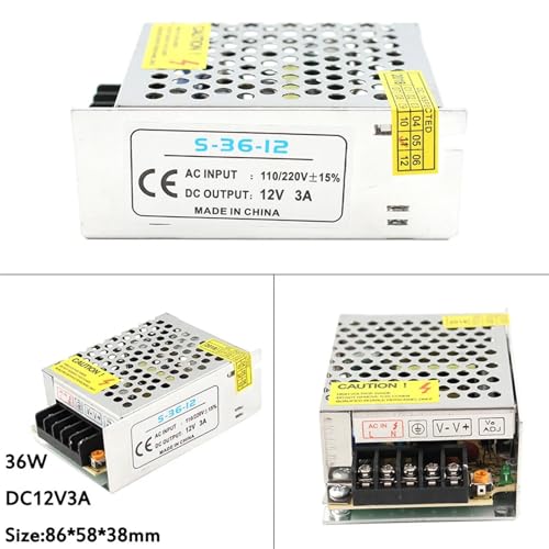 Transformador de iluminación LED 15V 8A para alimentación CA CC 3