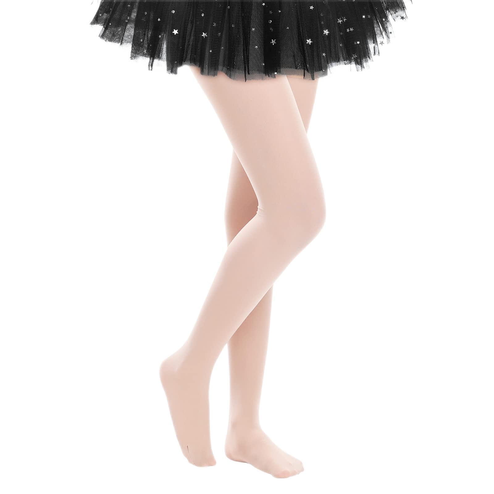 American Trends Girls Ballet Dance Tights for Toddler Baby Soft Athletic Leggings Infant Elastic Dance Tights for Girls