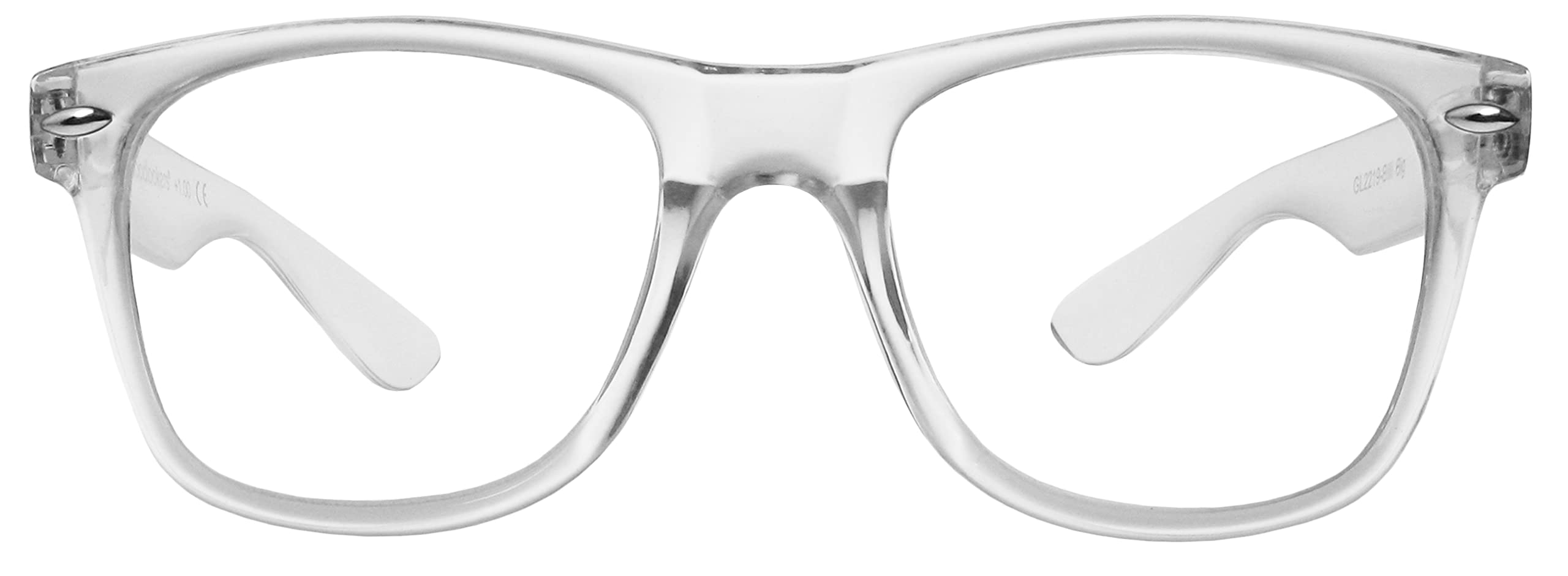 Goodlookers Reading Glasses 'Billi Big' Transparent +1.50