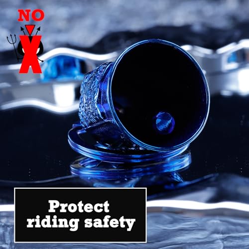 Image of Motorcycle for Bells - Motorcycle Angel Bell for Men Women,Bell Biker Accessory,Guard Riding Safety (Black)
