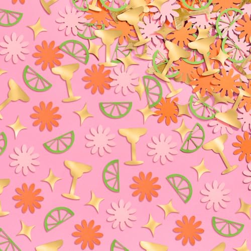 Image of xo, Fetti 200pc Margarita Foil Confetti | Fiesta Tequila Bachelorette Decor