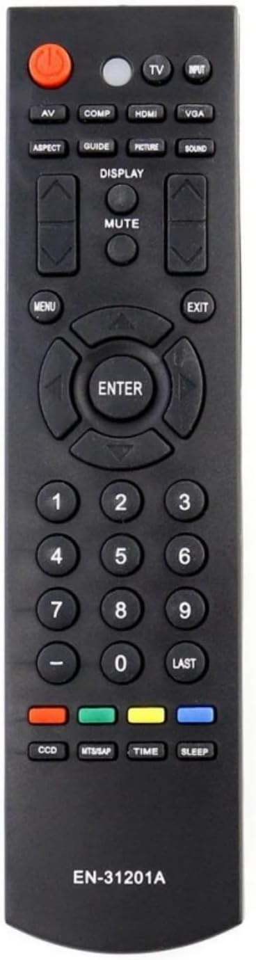 - EN-31201A TV Remote Control Compatible for Hisense TV, Replace Remote Control No Programming or paring Needed, Compatible Models: LTD24V86US LTDN42V77US LTDN46V86US LTDN46K20US LTDN42V77US
