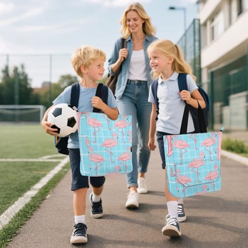 Bolsa de libros para niños ligera y resistente al agua para la escuela 6