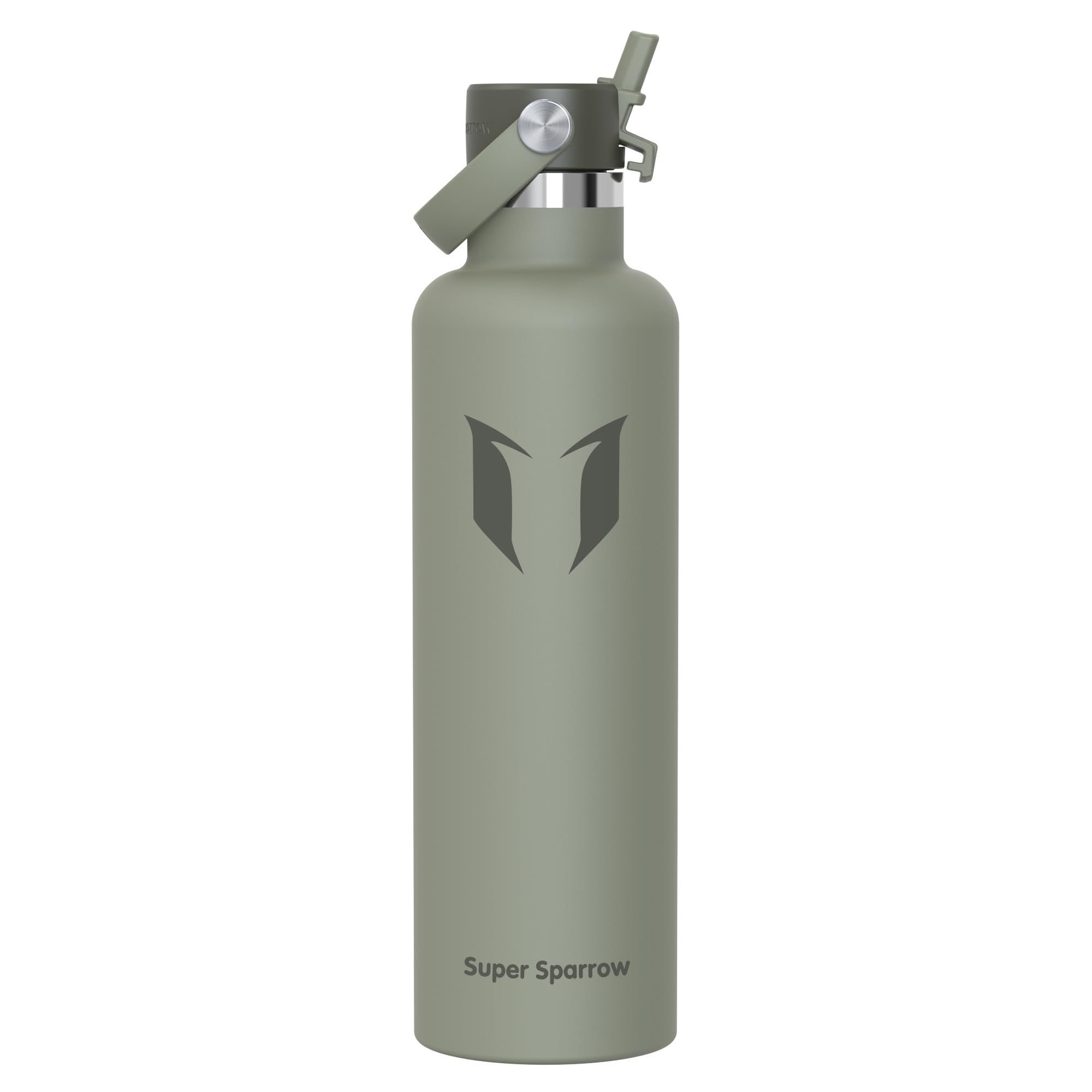 Sparrow Insulated Water Bottle 1.2L - FlipFlow Metal Water Bottles with Straw Lid - BPA Free - Leakproof Stainless Steel Flask for Sport, Camping, Hiking, Outdoor, Travel — image 1
