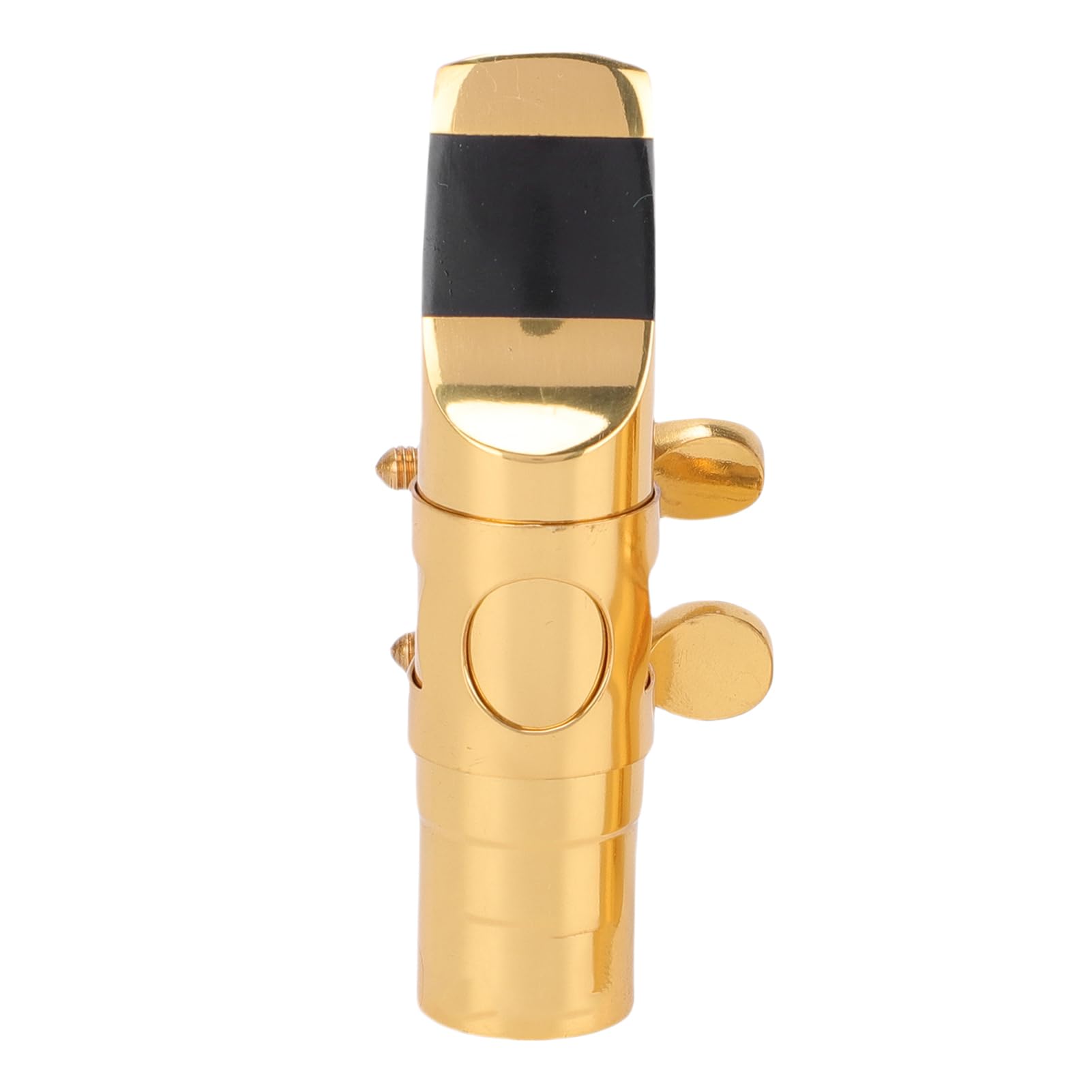 Tissting Bocchino Sassofono Soprano in Ottone Bb con Cappuccio e Morsetto - Per Principianti e Musicisti, per Musica Jazz, Classica e Contemporanea, Include Cappuccio Protettivo