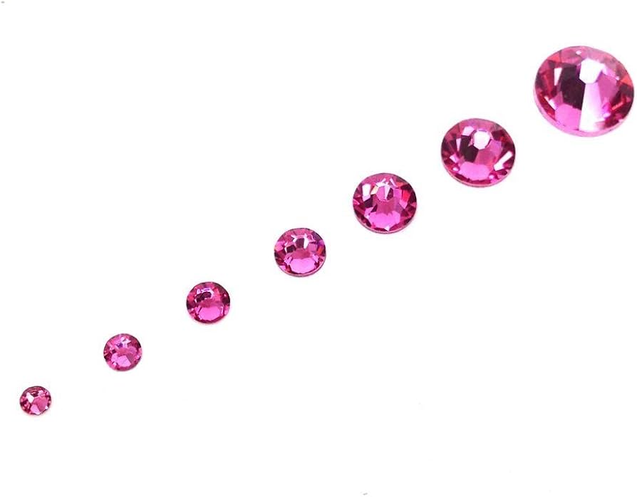 Amazon.com: ROSE (209) pink 144 pcs Swarovski 2058/2088 Crystal