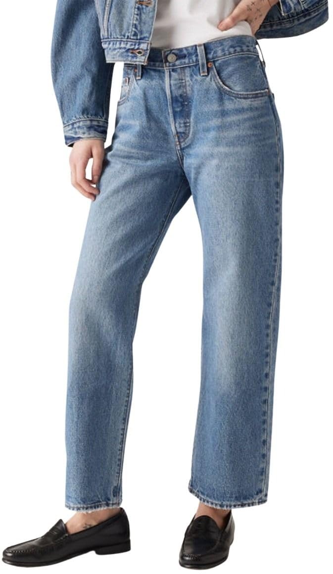 Levi's Women's Sweetest Taboo - Medium Wash Jeans 501 90S Ankle In Cotton, Straight Fit, Blue (Sweetest Taboo), W24/L29