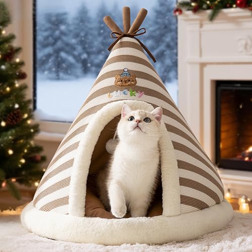 Tipi Doux pour Chat : Cabane Haut de Gamme et Confortable de Salon