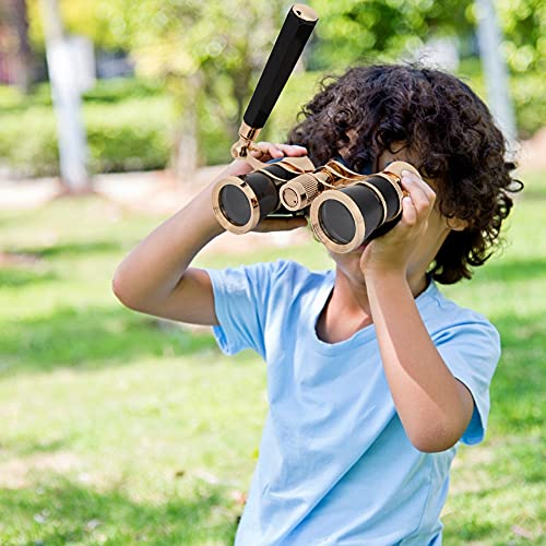 Binocular Teatral Portátil 3X25 Vidrio Óptico BK7 Negro miniatura 5
