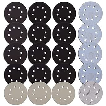 Dura-Gold 6" Sanding Discs - 80 Grit, Hook & Loop DA Backing Plate