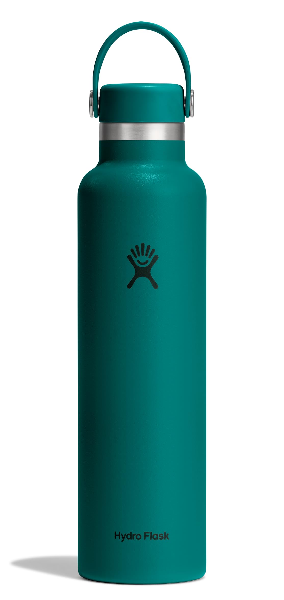 Hydro Flask Deep Teal Water Bottle - Insulated Stainless Steel - Non Spill, Leakproof In 24 Oz