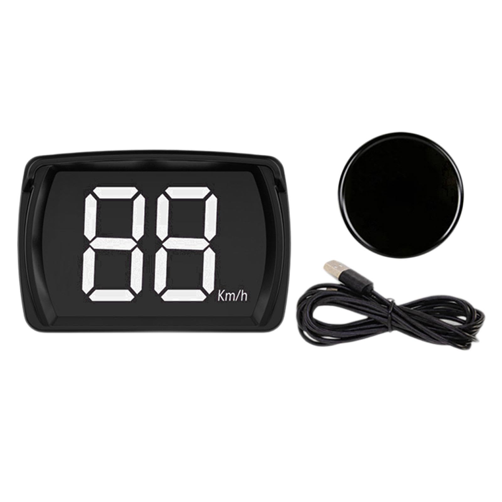 SAZ DEKOR Generic Head up Display Speedometer Speed Meter for Vehicles Cars Buses White|Bike Tyre, Key Chains, Self Inflating Mattress Bed, Pad for Drill Machine, Seat Covers, Accessories|-image-2