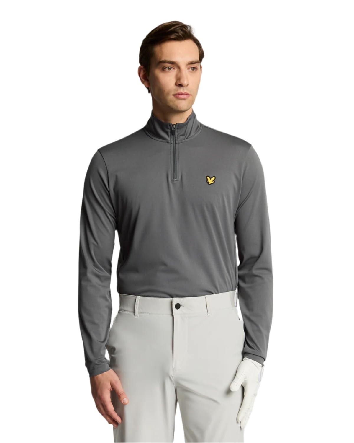 Lyle & Scott Mens Golf Course Midlayer Sweater - Granite - M