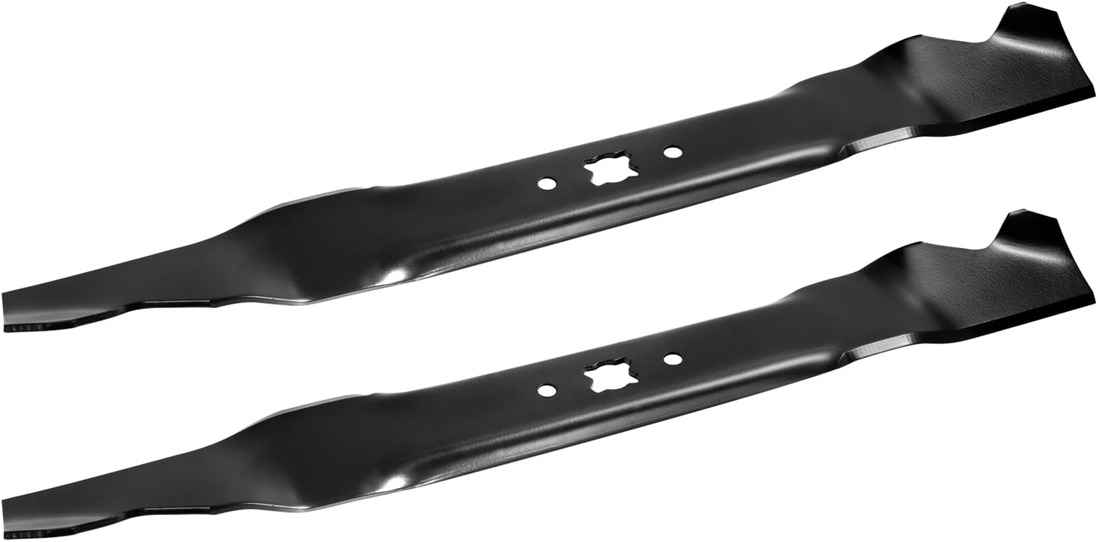 Mulching Lawn Mower Blade 942-0741a 21 inch Mulching Blade for MTD/Cub Cadet/Troy-Bilt 742-04100, 742-0741, 742-0741A, 942-0741, 942-0741A 21" Cut Mower Blade 2 Pack