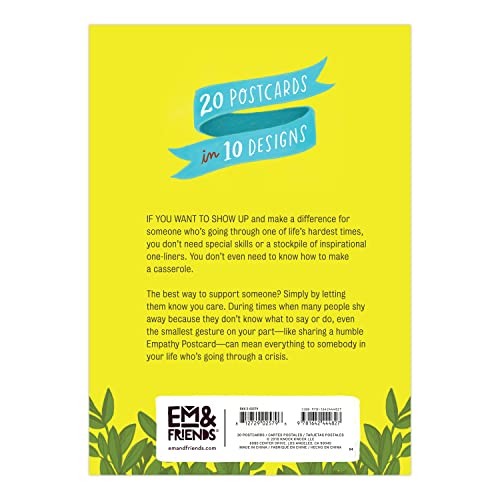 Em & Friends Empathy Postcard Book, 20 Postcards (2 Each 10 Styles), 5 x 7-inches - Image 2