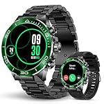 SOUYIE Men's Luxury Smart Watch - 1.43" AMOLED Display Smartwatch with HD Bluetooth Calling, 400mAh 30-Day Battery, 100+ Sports Modes, Health Monitor with Metal/Silicone Straps for Android iPhone