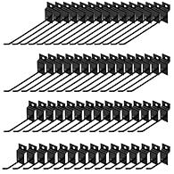 [4 Sizes Slatwall Hooks] The black slat wall hanging hooks contains 15pcs 5 cm/ 2 inch slatwall hooks, 15pcs 10 cm/ 4 inch slatwall hooks, 15pcs 15 cm/ 6 inch slatwall hooks, 15pcs 20 cm/ 8 inch slatwall hooks, totally 60pcs. 4 different sizes of sla...