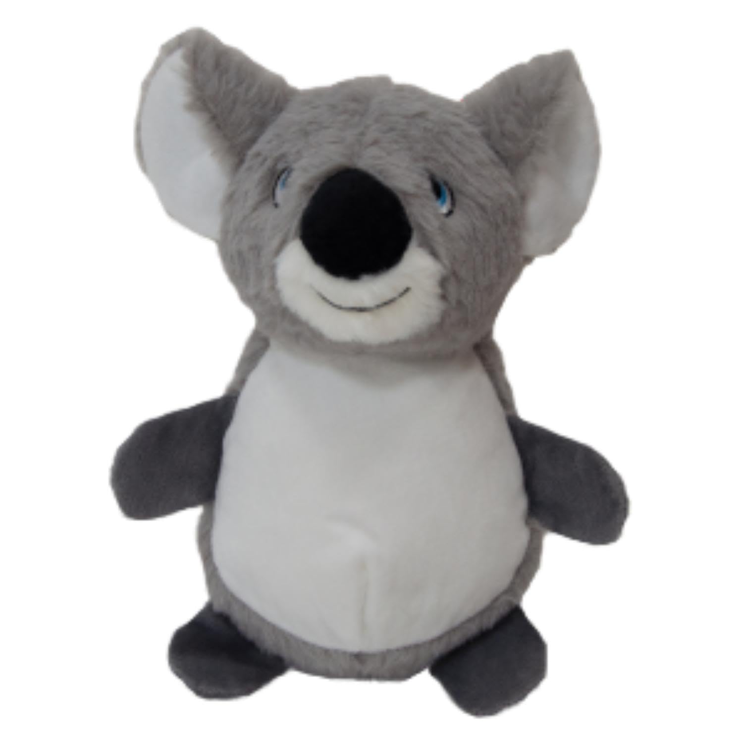 JACK AND VANILLA, Koala Cuddly Toy with Squeeker for Dogs and Cats, Soft and Durable, Ideal for Playing and Cuddling, 18 cm, Multi-Colour, for All Breeds