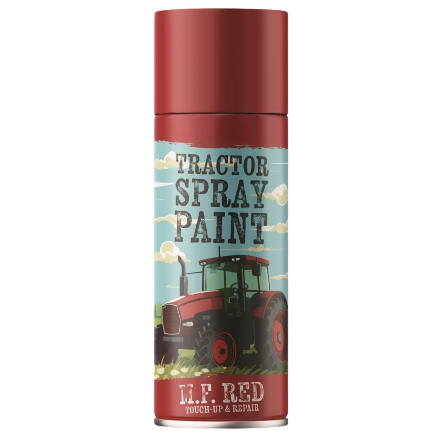 Inspired Essentials M.f. Red Tractor Spray Paint 400Ml Quick Drying Aerosol, Fast Dry And Excellent Coverage For Touch Ups And Repairs (4, )