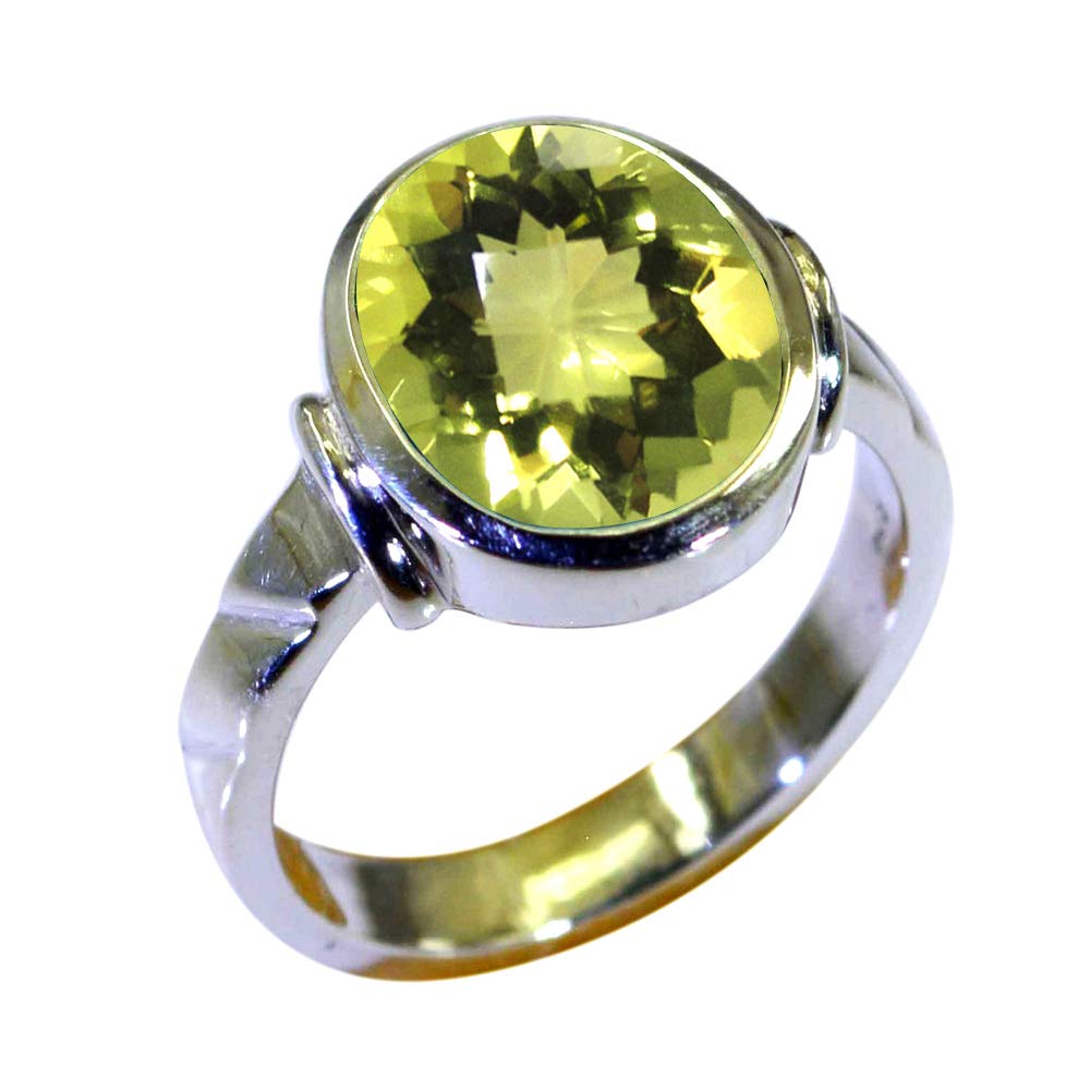 55Carat Choose Your Color Natural Gemstone Sterling Silver Statement Rings Oval Shape Handmade Sizes 5-12…