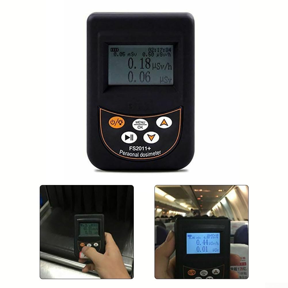 FS2011+ Strahlungsmessgerät,Für Gamma & X-Strahlen,1000ΜSv/h Dosimeter | Persönliches Dosimeter FS2011+,Tragbarer Radiation Detector FS2011+,Messgerät für Umgebungsstrahlung in µSv/h
