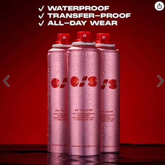 ONE/SIZE by Patrick Starrr On 'Til Dawn Mattifying Setting Spray, 16-Hour Waterproof, Transfer-Proof with Green Tea & Witch Hazel, 3.4 oz