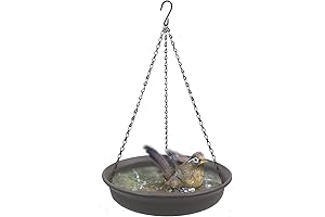 12 Inch Hanging Drinking Fountain for Feathered Friends