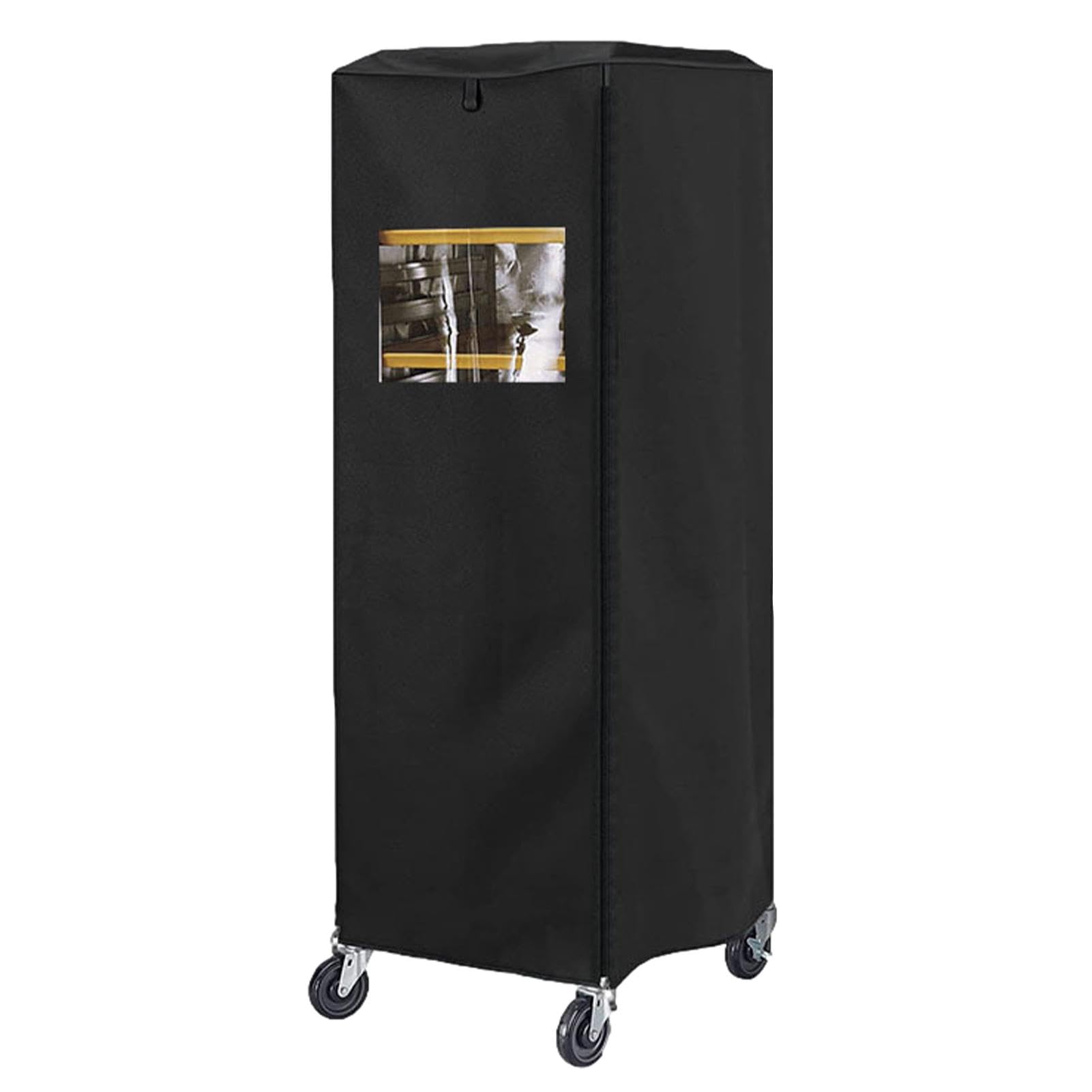 Housse pour étagère à | Housses de grille de boulangerie 420D pour de cuisson | 58,4 x 71,1 x 162,6 cm | Housses de rack simples de boulangerie anti-poussière | Housse de rack à pour