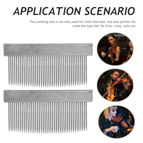 Pack de 2 Peines para Cuerda de Violín 5.5 cm miniatura 5