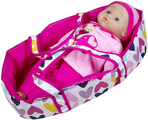 Muñeca bebé parlante de 16 pulgadas con accesorios miniatura 4