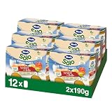 Hero Solo Pappa Completa Verdure con Pollo, Ideale per la Cena - Scalda e Gusta - con Olio Extravergine di Oliva - Per bambini dai 6 mesi - 6 x (2x190 g)