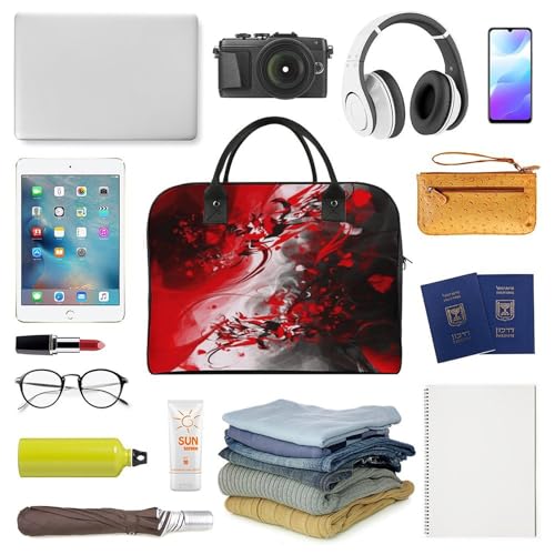 Maletín ligero para laptop unisex con diseño abstracto miniatura 5