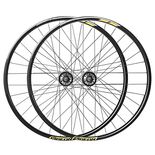 TLTDSMY マウンテンバイクホイールセット 26インチ ディスクブレーキリム クイックリリースフロントリアホイールセットホイール 32Hハブ 7/8スピードロータリーフライホイール用
