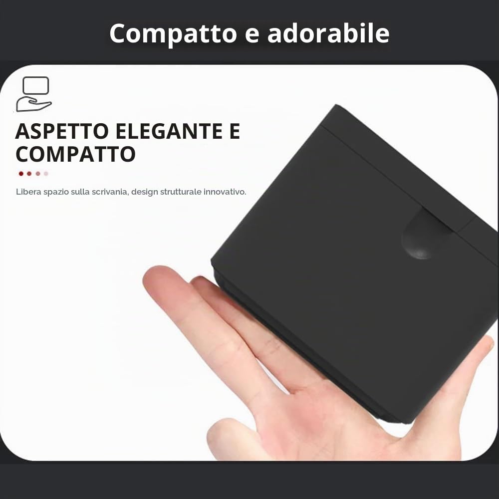 Gugxiom Stampante POS, stampante termica USB da 58 mm, stampante da cucina da ristorante con taglierino automatico, stampante per etichette USB per Mac, Linux, Android
