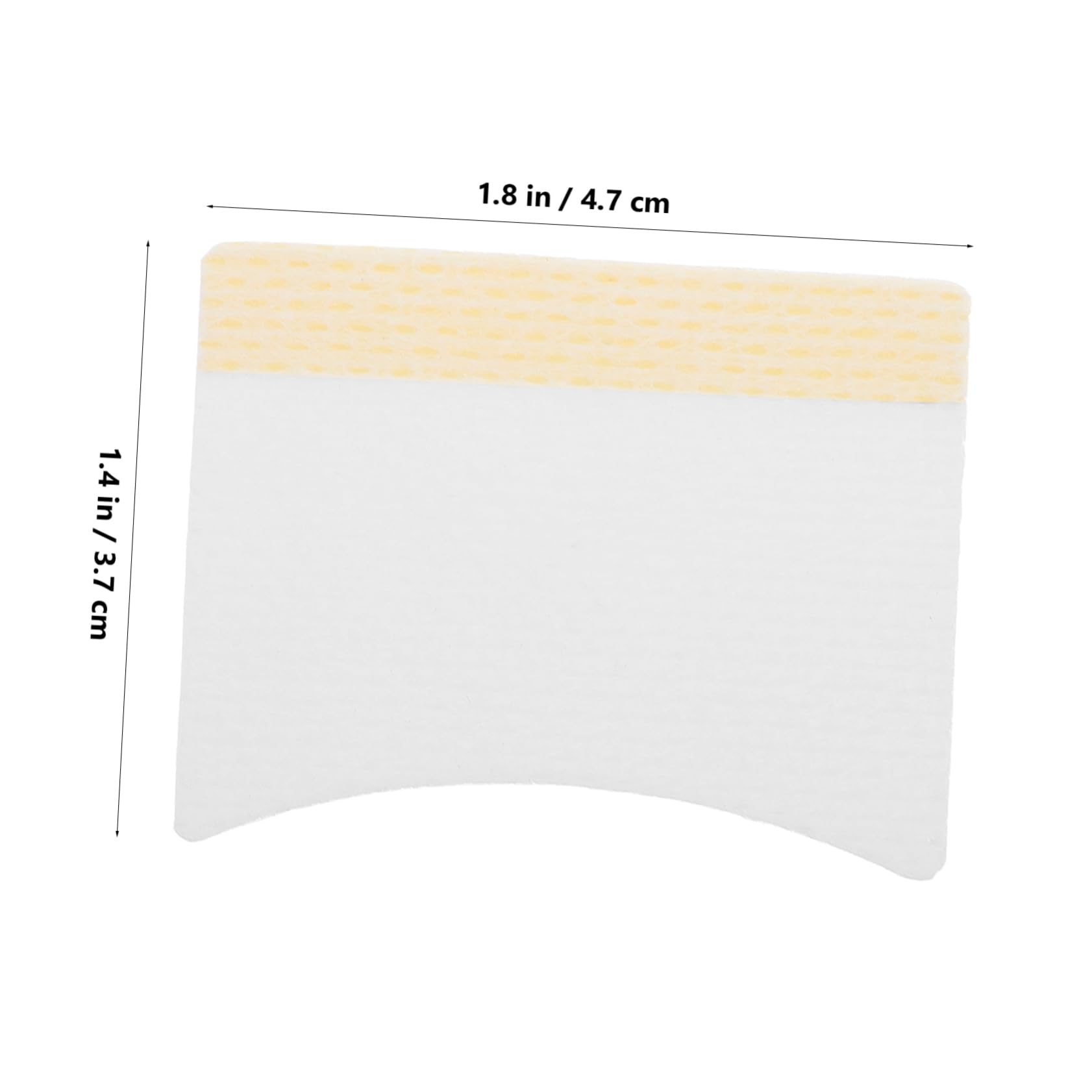 HONMEET Lash Extension Eye Pads Gel 40pcs Cotton Pads for Makeup Mascara Removal Exfoliating Facial Rounds Gentle Skincare