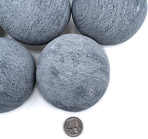 Bond Manufacturing Ceramic Fire Balls | Set of 15 | Fire Pit / Fire Table Accessory for Indoor and Outdoor Fireplace (3"/Limited Edition)