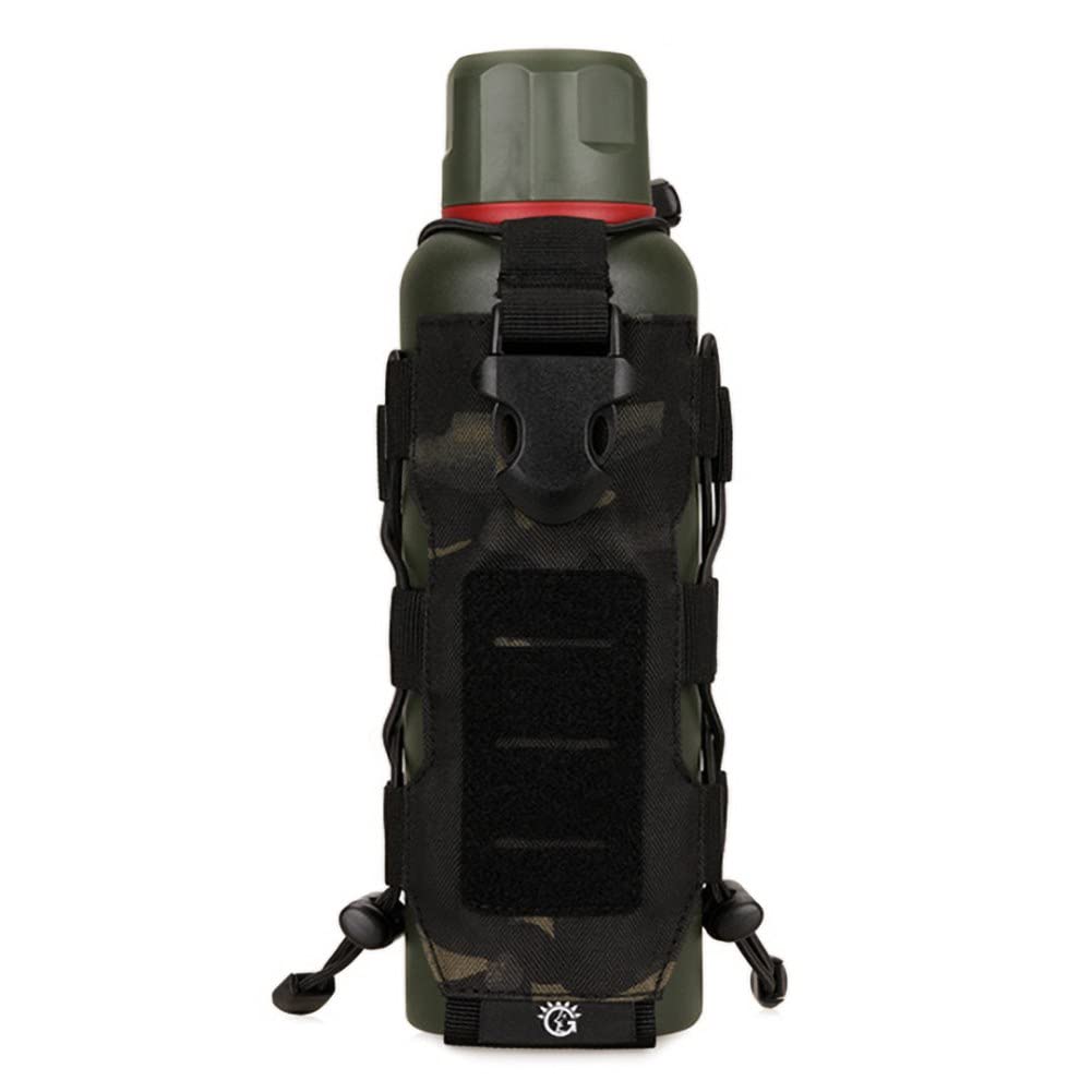 Borsa Tattica Molle per Bottiglia d'Acqua, Porta Borraccia per Viaggi