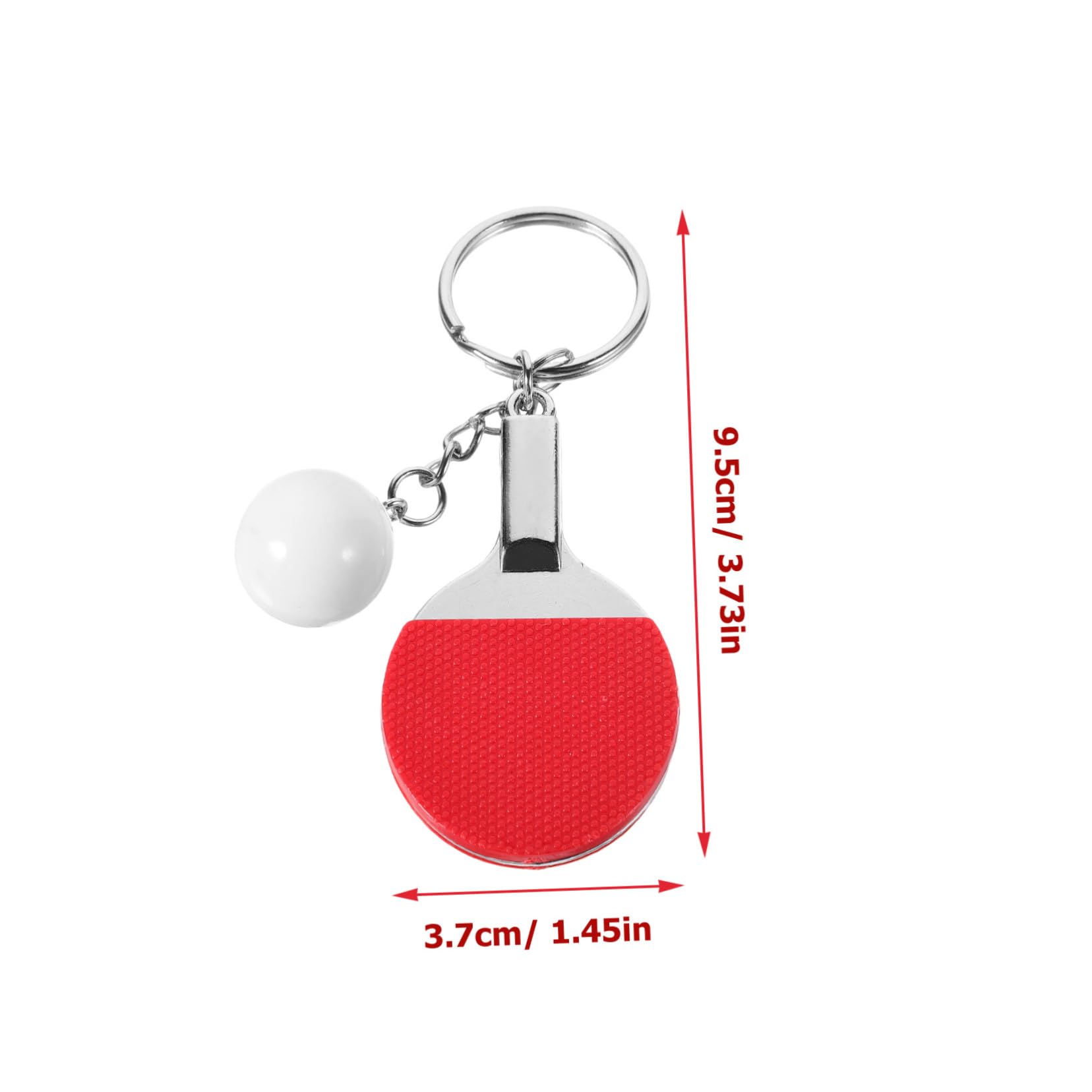 NAMOARLY 6Pcs Sports Themed Table Tennis Keychains Adorable Key Ring Pendants for Boys Lightweight and Durable Keychains present for Birthdays and Special Occasions