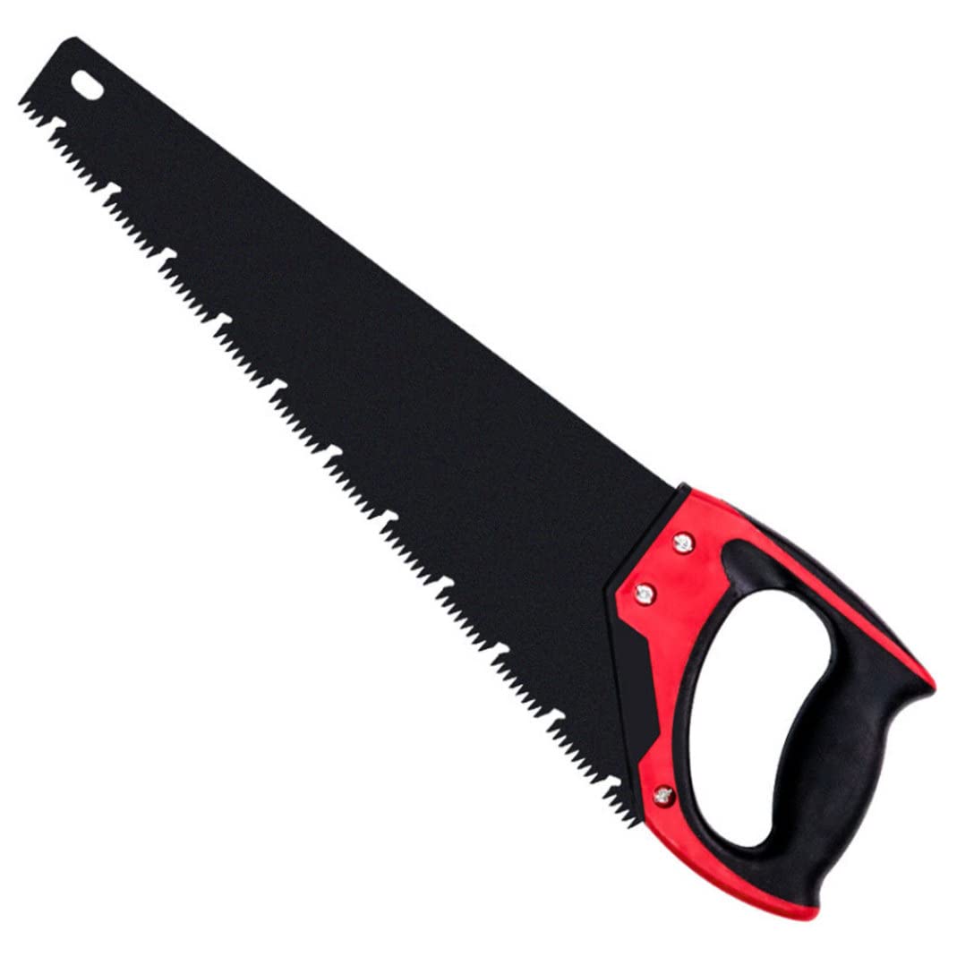 Hand Saw 16inch Aggressive Teeth, Woodworking Trimming Tree Branch Pruning PVC Pipe Tool, Professional Cutting Tool for Garden Woodworking