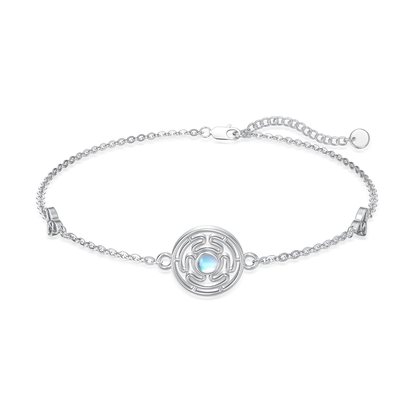 UCADRIT Hecate Wheel Bracelet Sterling Silver Hekate Bracelet Hecate Jewelry Gifts for Women