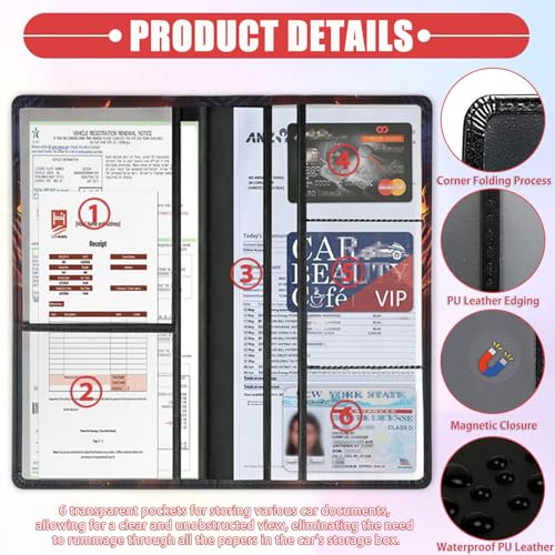 Organizador para auto PU resistente miniatura 3