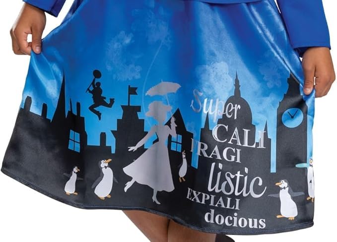 Disguise Disney Mary Poppins Costume, Official Disney License Fancy Dress Up - Image 4