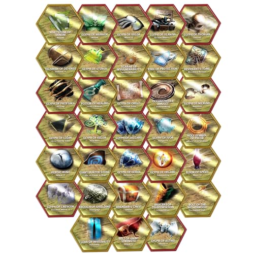 POTENZA CHE CAMBIA IL GIOCO: I glifi vanno dalle benedizioni della forza a poteri devastanti come il Glifo del Bullone di Witherwood, permettendoti di cambiare le sorti della battaglia con potenti effetti magici e ricompense del tesoro.