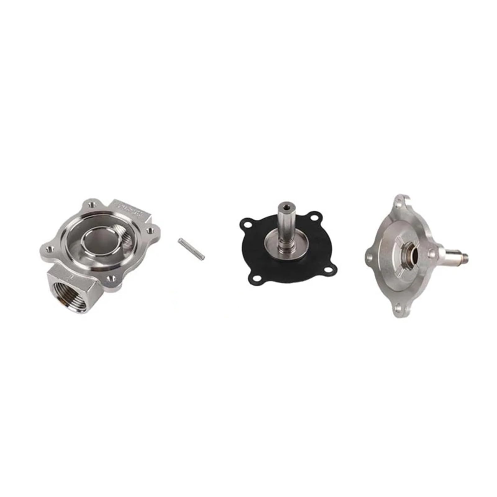 Llave de paso agua Válvula solenoide de acero inoxidable normalmente cerrada 3/8", 1/2", 1-1/2" y 2", IP65, válvula agua 220 V, 110, 24 12(3/8",NPT)