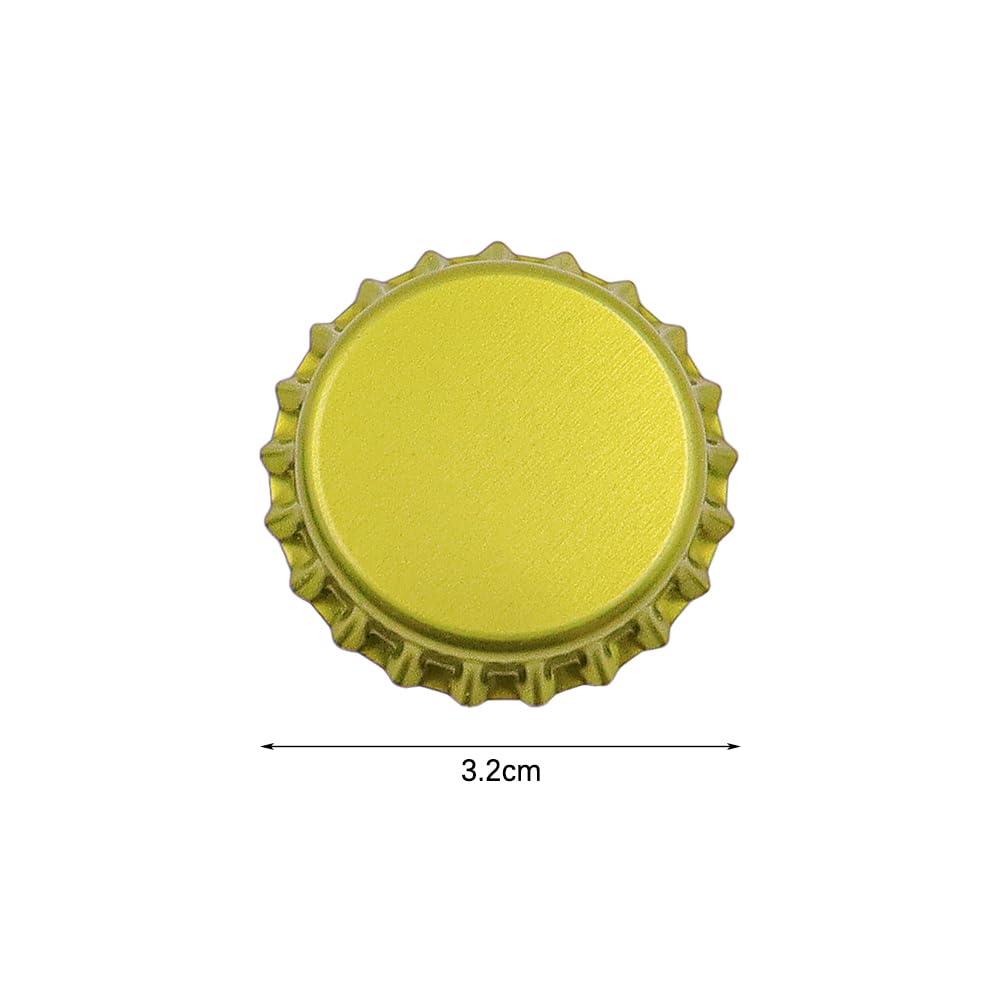 Crown Tapas para Botellas de Cerveza, Paquete de 100, Ideales para elaboración casera, Tapas de Botellas de Metal de Primera Calidad, de Larga duración