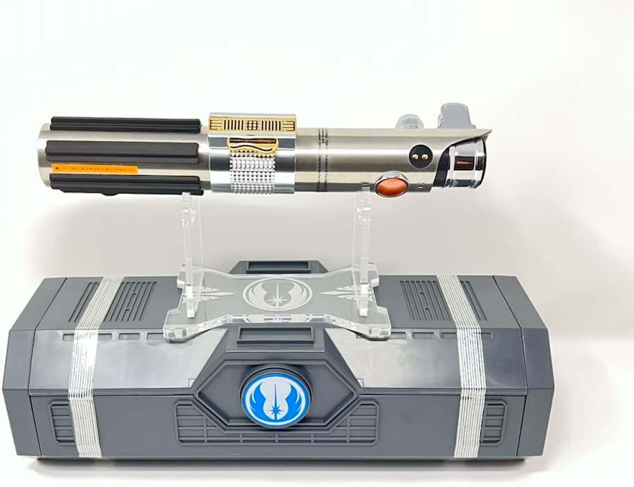Galaxy's Edge Star Wars Anakin Skywalker Legacy Lightsaber Hilt Bundle with Exclusive Saber Tech Engraved Stand