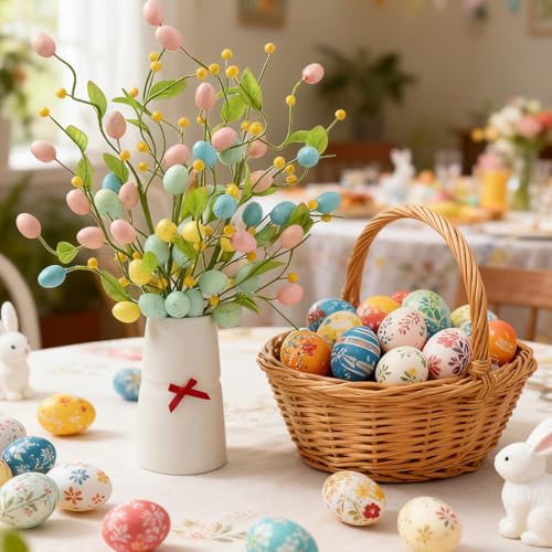 Branches artificielles de Pâques durables pour décoration sans entretien - 3