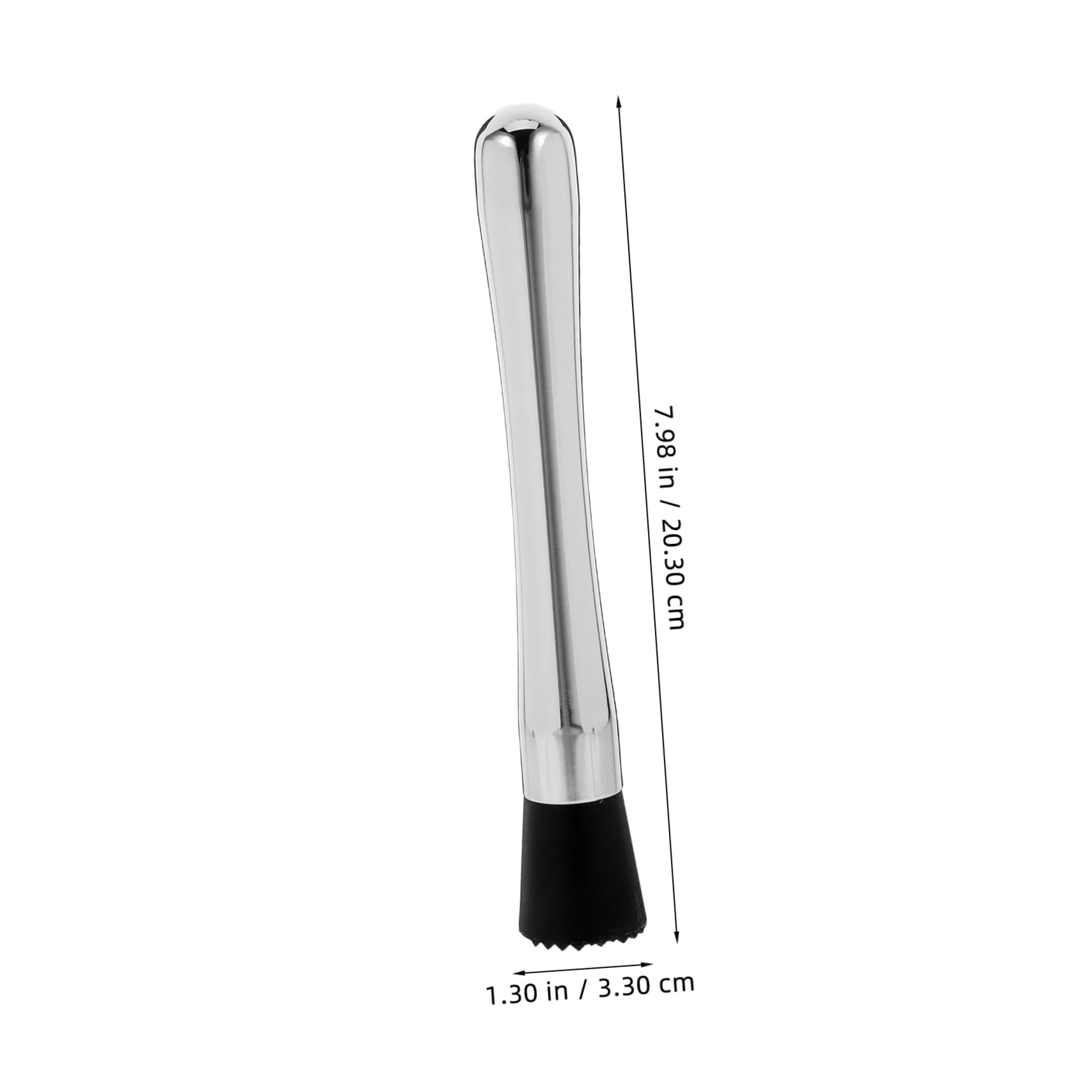 SOLUSTRE Stainless-steel Cocktail Muddler Ice Crushing Stick Bartending Tool Ice Crushing Rod Crusher Professional Bar Masher Mixing Tool