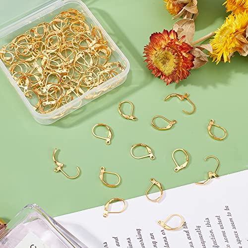 PandaHall - Set di 50 orecchini a gancio piatto