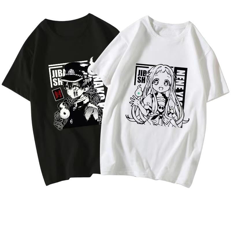 【みにみにミニー】　黒M　白L　地縛少年 花子くん　半袖 Tシャツ 地縛少年花子くん」Tシャツ 黒 L - メルカリ
